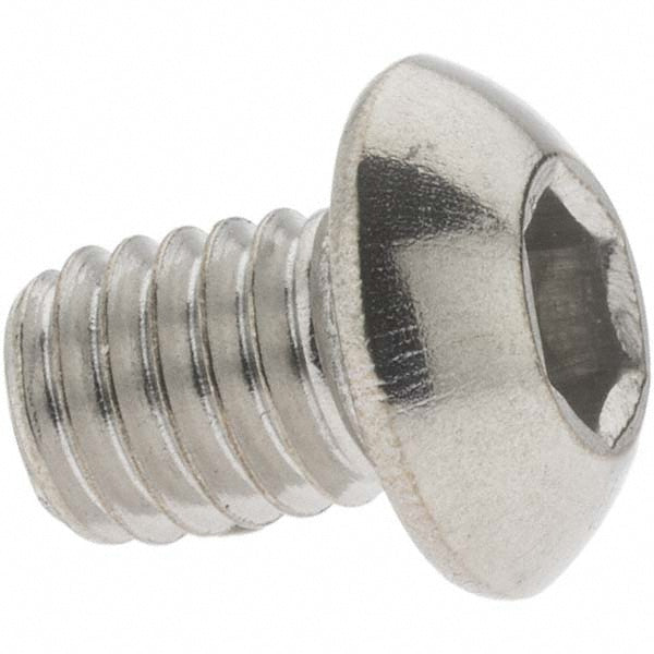 Value Collection KP82444 M6x1.00 8mm Length Under Head Hex Socket Drive Button Socket Cap Screw