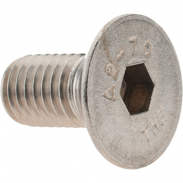 Value Collection KP82413 Flat Socket Cap Screw M10x1.5, 18-8/Austenitic Grade A2 Stainless Steel