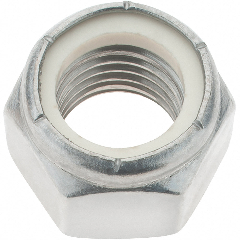 Value Collection KP76512 Hex Lock Nut Insert, Nylon Insert, 1-8, Grade 18-8 Stainless Steel