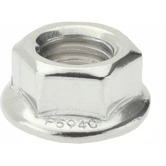 Value Collection KP722 3/8-16, 3/4" Flange Diam, Serrated Flange Nut