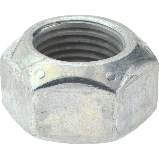 Value Collection KP66147 Hex Lock Nut Distorted Thread, 5/8-18, Grade C Steel, Zinc-Plated with Wax