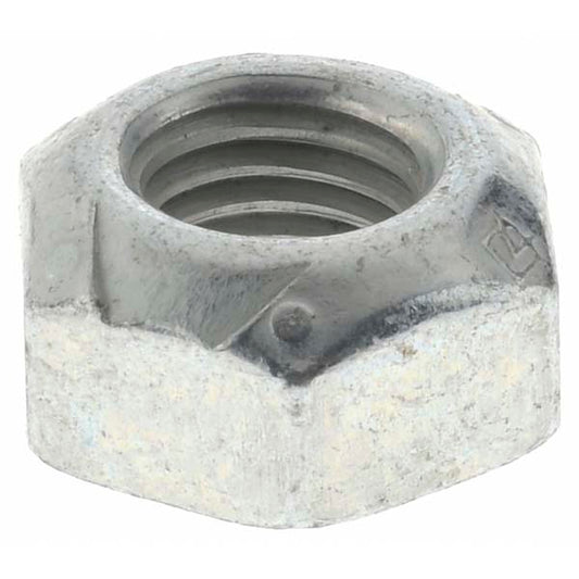 Value Collection KP66141 Hex Lock Nut Distorted Thread, 1/4-28, Grade C Steel, Zinc-Plated with Wax
