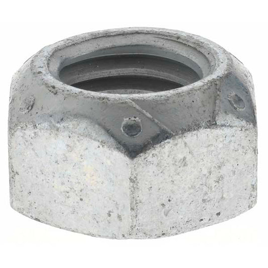 Value Collection KP66132 Hex Lock Nut Distorted Thread, 9/16-12, Grade C Steel, Zinc-Plated with Wax