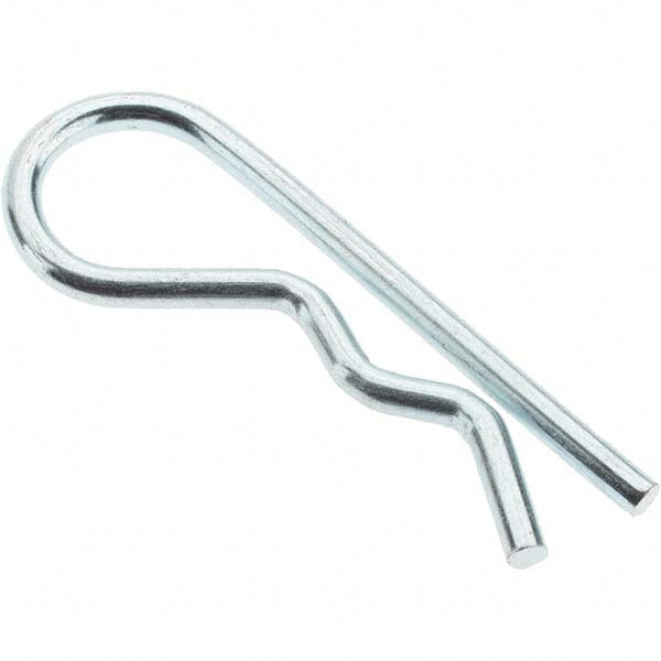 Value Collection KP1872 1/4 to 1/2" Shaft Diam, 1-5/8" Long, 0.093" Wire Diam, Hair Pin Cotter