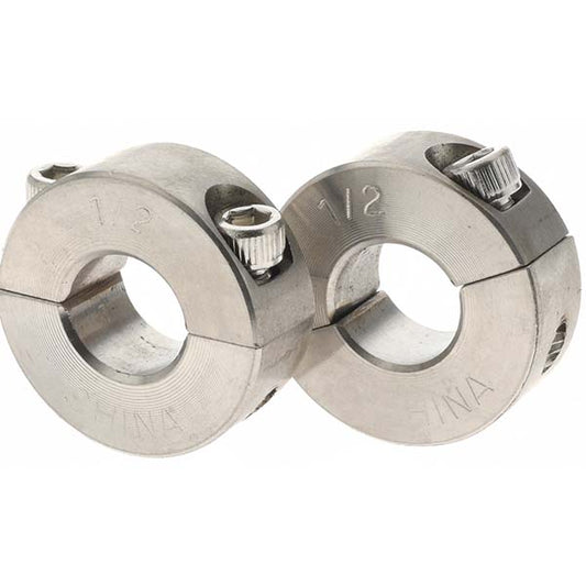 Value Collection KP2053 Shaft & Clamp Collars Bore Diameter 1.5  Outside Diameter (Inch) 1/2  Outside Diameter (mm) 12.7000  Material Stainless Steel  