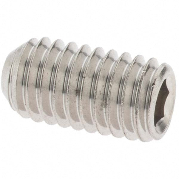 Value Collection 93994 Set Screw #10-32 x 3/8", Cup Point, Stainless Steel, Grade 18-8
