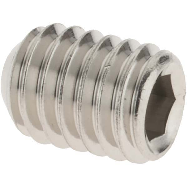 Value Collection 93961 Set Screw 3/8-16 x 1/2", Cup Point, Stainless Steel, Grade 18-8