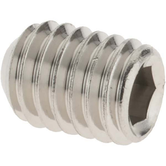 Value Collection 93961 Set Screw 3/8-16 x 1/2", Cup Point, Stainless Steel, Grade 18-8
