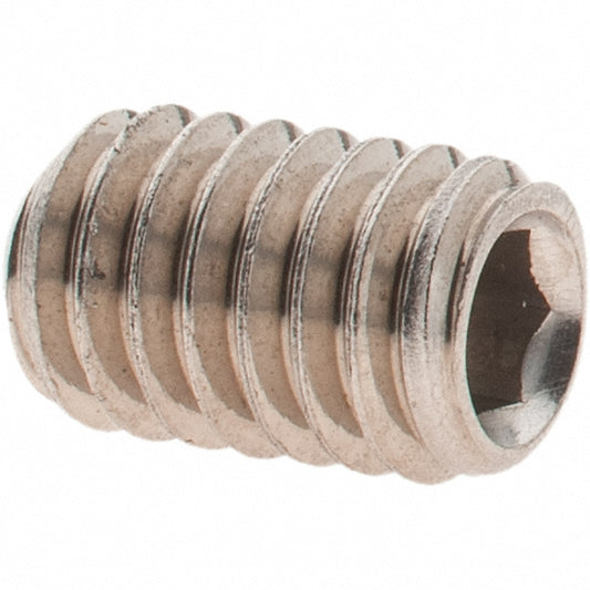 Fasteners  93949 Set Screw 5/16-18 x 1/2", Cup Point, Stainless Steel, Grade 18-8