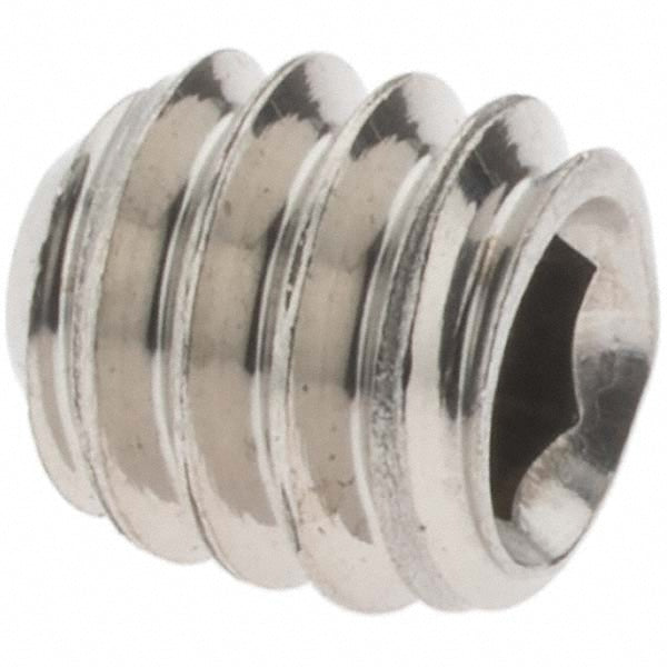 Value Collection 93935 Set Screw 1/4-20 x 1/4", Cup Point, Stainless Steel, Grade 18-8