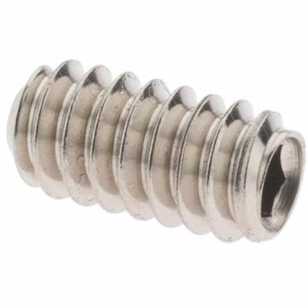 Value Collection 93929 Set Screw #10-24 x 3/8", Cup Point, Stainless Steel, Grade 18-8