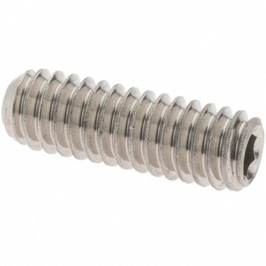 Value Collection 93922 Set Screw #8-32 x 1/2", Cup Point, Stainless Steel, Grade 18-8