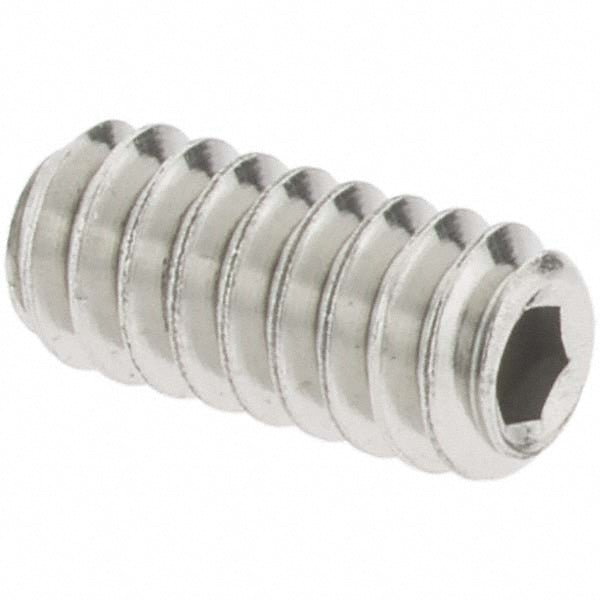 Fasteners  93903 Set Screw #4-40 x 1/4", Cup Point, Stainless Steel, Grade 18-8