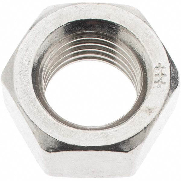 Value Collection 93617 1-8 UNC Stainless Steel Right Hand Hex Nut