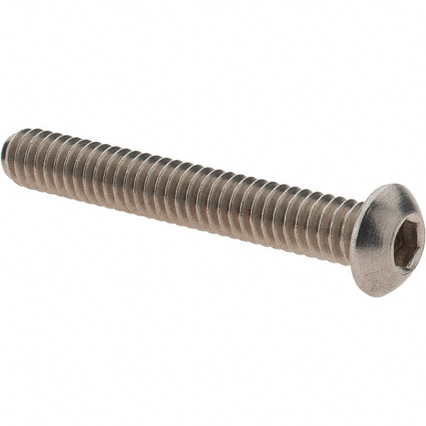 Value Collection -93109-1 1/4-20 1-3/4" Length Under Head Hex Socket Drive Button Socket Cap Screw