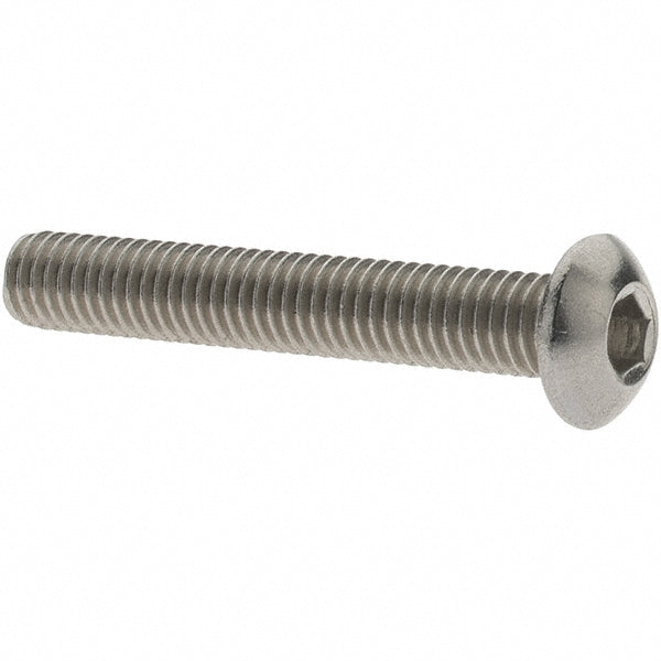 Value Collection -93098-1 #10-32 1-1/4" Length Under Head Hex Socket Drive Button Socket Cap Screw