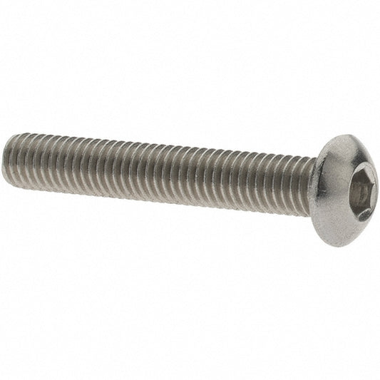 Value Collection -93098-1 #10-32 1-1/4" Length Under Head Hex Socket Drive Button Socket Cap Screw