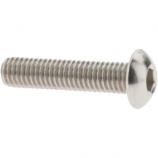 Value Collection -93097-1 #10-32 7/8" Length Under Head Hex Socket Drive Button Socket Cap Screw