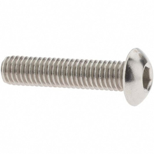 Value Collection -93097-1 #10-32 7/8" Length Under Head Hex Socket Drive Button Socket Cap Screw