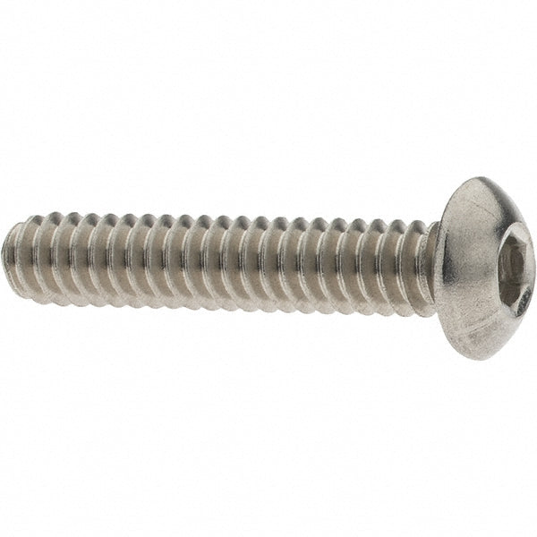 Value Collection 93088 #10-24 1" Length Under Head Hex Socket Drive Button Socket Cap Screw