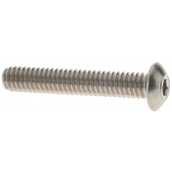 Value Collection 93079 #8-32 1" Length Under Head Hex Socket Drive Button Socket Cap Screw