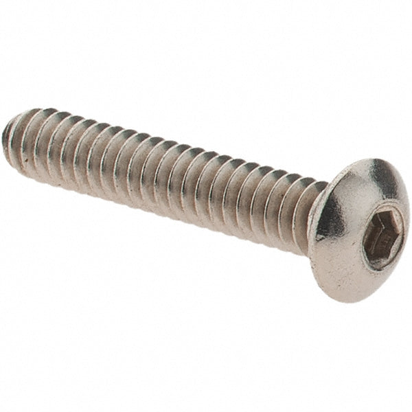 Fasteners  93055 #4-40 5/8" Length Under Head Hex Socket Drive Button Socket Cap Screw