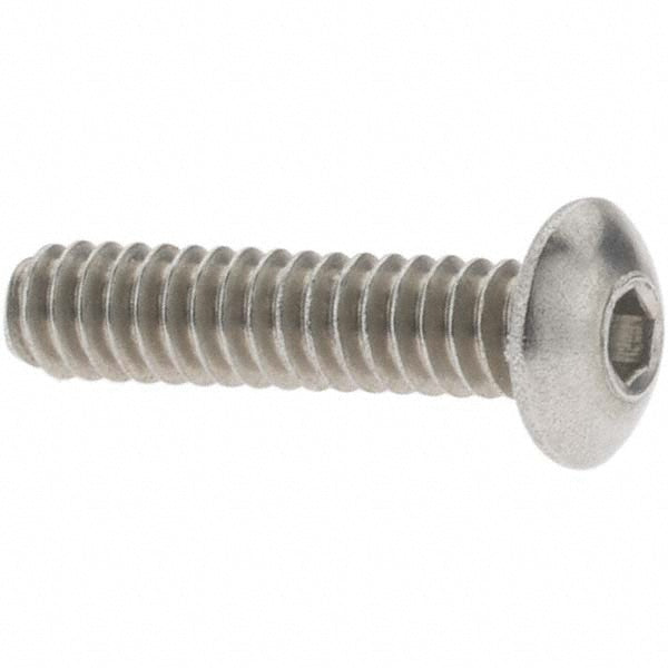 Value Collection 93054 #4-40 1/2" Length Under Head Hex Socket Drive Button Socket Cap Screw