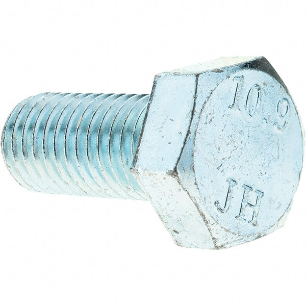 Value Collection C90433 Hex Head Cap Screw M14 x 2.00 x 30 mm, Grade 10.9 Steel, Zinc-Plated