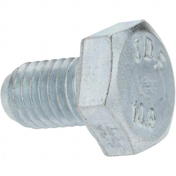 Value Collection C90400 Hex Head Cap Screw M10 x 1.50 x 16 mm, Grade 10.9 Steel, Zinc-Plated