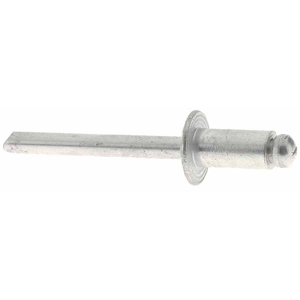 Value Collection C88114 Open End Blind Rivet Size 84, Dome Head, Aluminum Body, Aluminum Mandrel