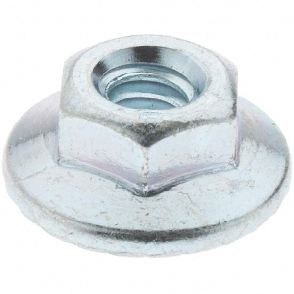 Value Collection C50000406 1/4-20, 45/64" Flange Diam, Serrated Flange Nut