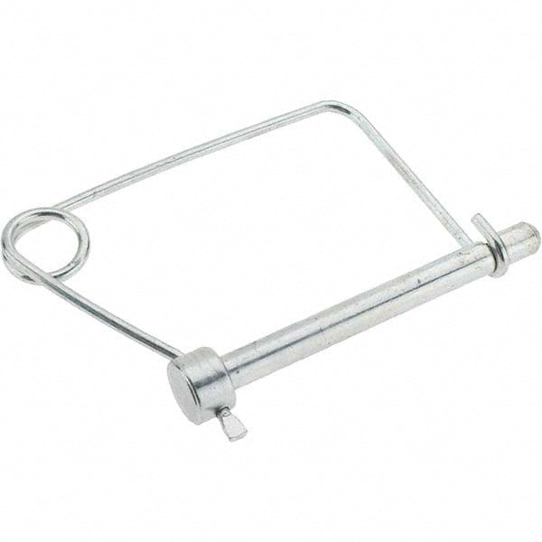 Value Collection C81453 1/4" Pin Diam, 4-11/16" OAL, 2-1/8" Usable Length, Standard Snap & Locking Pin