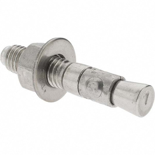 Value Collection KP9825 Concrete Wedge Anchor 1/2" Dia, 2-3/4" OAL, 2-1/4" Min Embedment