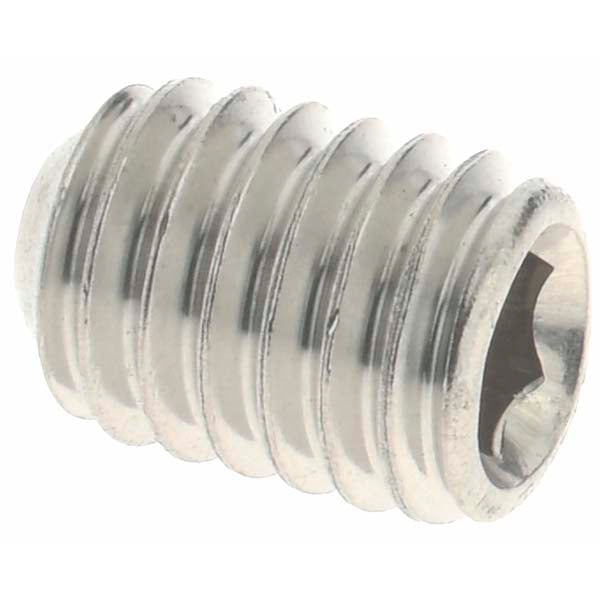 Value Collection KP88926 Set Screw M6 x 1.00 x 8 mm, Cup Point, Stainless Steel, Grade 18-8 & Austenitic Grade A2