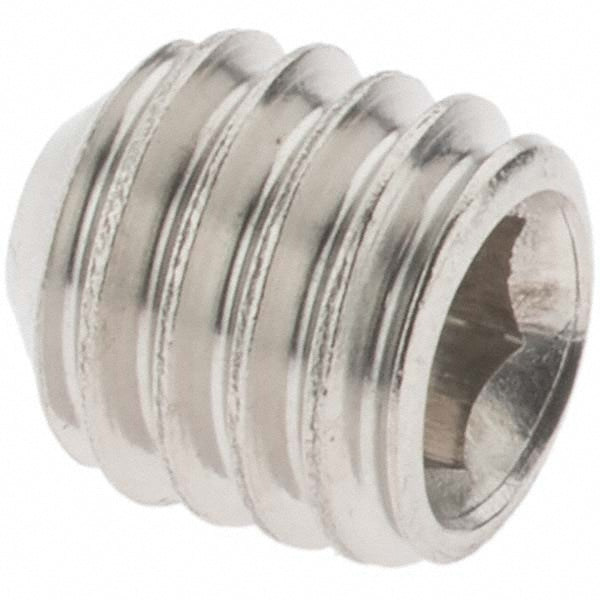 Value Collection KP88769 Set Screw M6 x 1.00 x 6 mm, Cup Point, Stainless Steel, Grade 18-8 & Austenitic Grade A2