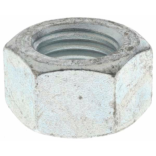 Value Collection KP86168 Hex Nut 1-8, Grade 8 Steel, Zinc Yellow Dichromate Finish