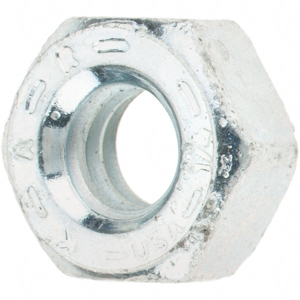 Value Collection KP86159 Hex Nut 1/4-20, Grade 8 Steel, Zinc Yellow Dichromate Finish