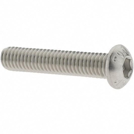 Value Collection KP82451 M6x1.00 30mm Length Under Head Hex Socket Drive Button Socket Cap Screw
