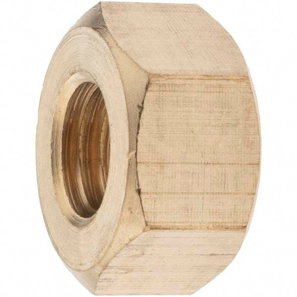 Value Collection 91804 1/2-13 UNC Brass Right Hand Heavy Hex Nut