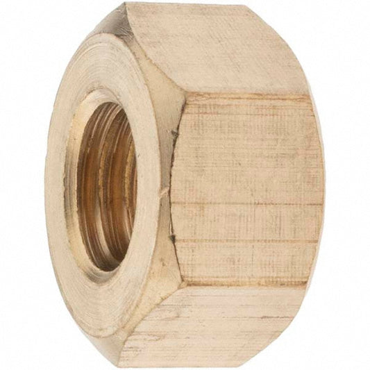 Value Collection 91804 1/2-13 UNC Brass Right Hand Heavy Hex Nut