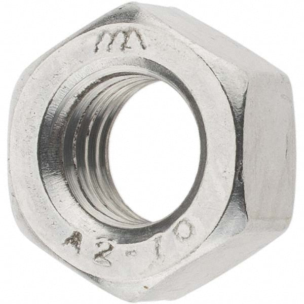 Value Collection 47387 Hex Nut M12 x 1.75, Grade 18-8 & Austenitic Grade A2 Stainless Steel