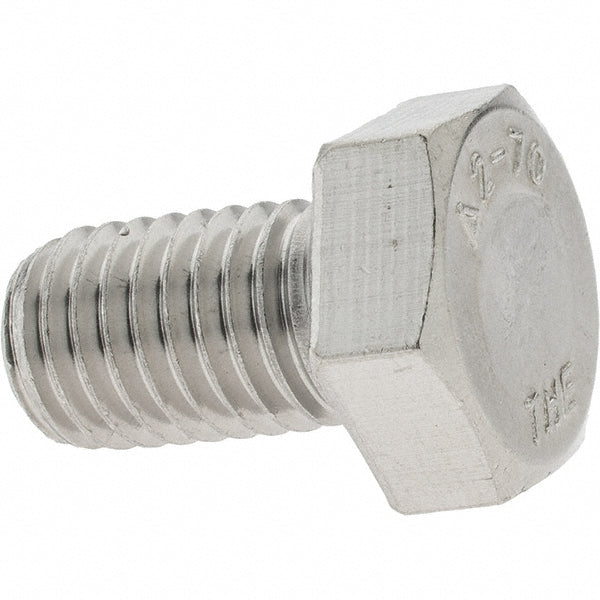 Value Collection 47340 Hex Head Cap Screw M12 x 1.75 x 20 mm, Grade 18-8 & Austenitic Grade A2 Stainless Steel