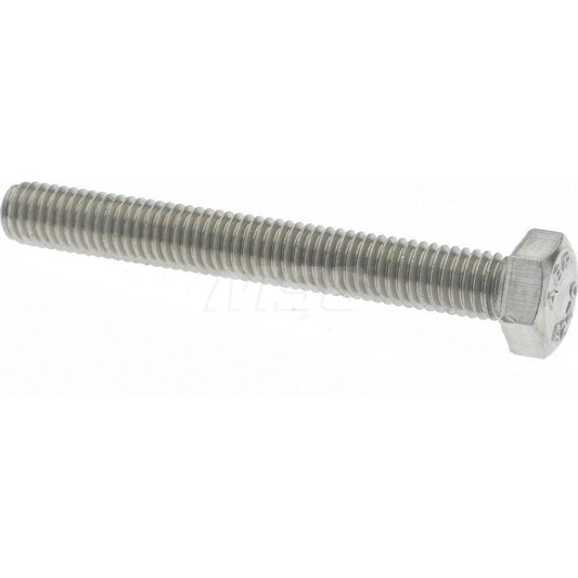 Value Collection 47309 Hex Head Cap Screw M5 x 0.80 x 40 mm, Grade 18-8 & Austenitic Grade A2 Stainless Steel, Uncoated