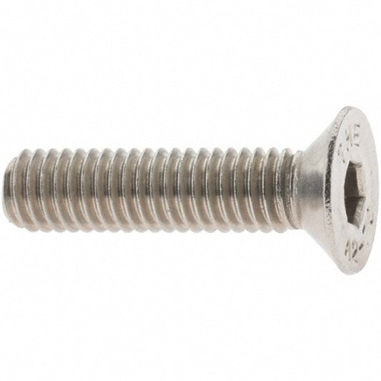 Value Collection 47025 Flat Socket Cap Screw M6x1, 18-8 Stainless Steel