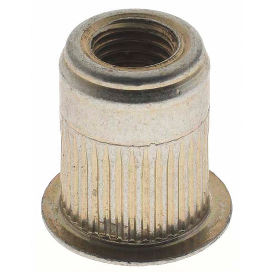 Value Collection 45207 5/16-24, 0.53 Insert Diam, 0.69" OAL, Knurled Body Open End Threaded Insert
