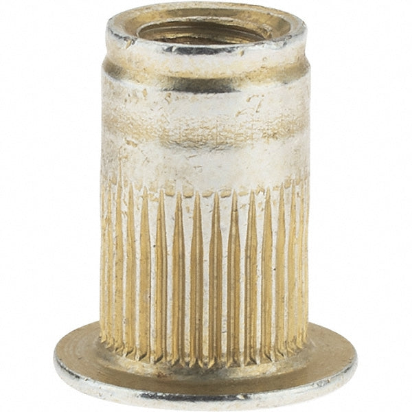 Value Collection 45201 #8-32, 0.265 Insert Diam, 0.42" OAL, Knurled Body Open End Threaded Insert