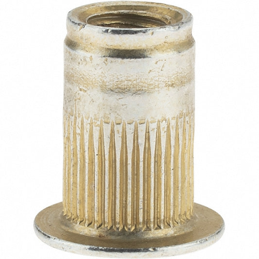 Value Collection 45201 #8-32, 0.265 Insert Diam, 0.42" OAL, Knurled Body Open End Threaded Insert