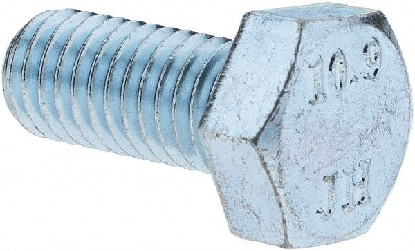 Value Collection 44453 Hex Head Cap Screw M8 x 1.25 x 18 mm, Grade 10.9 Steel, Zinc-Plated
