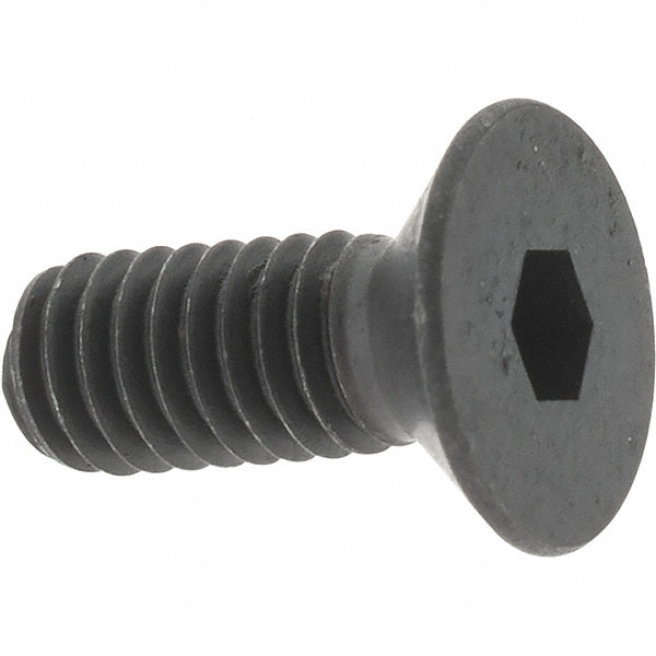 Value Collection 43129 Flat Socket Cap Screw M4x0.7, 12.9 Alloy Steel, Black Oxide Finish