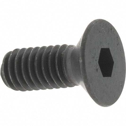 Value Collection 43129 Flat Socket Cap Screw M4x0.7, 12.9 Alloy Steel, Black Oxide Finish